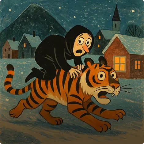The Tiger and the Dried Persimmon