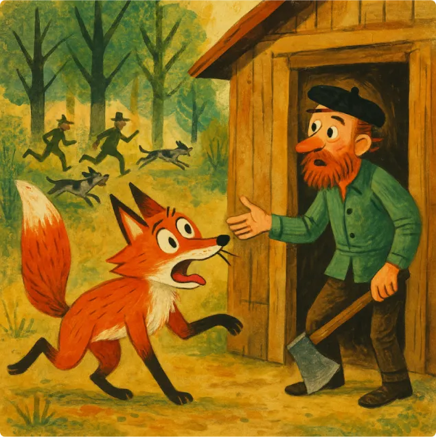The Fox and The Woodcutter
