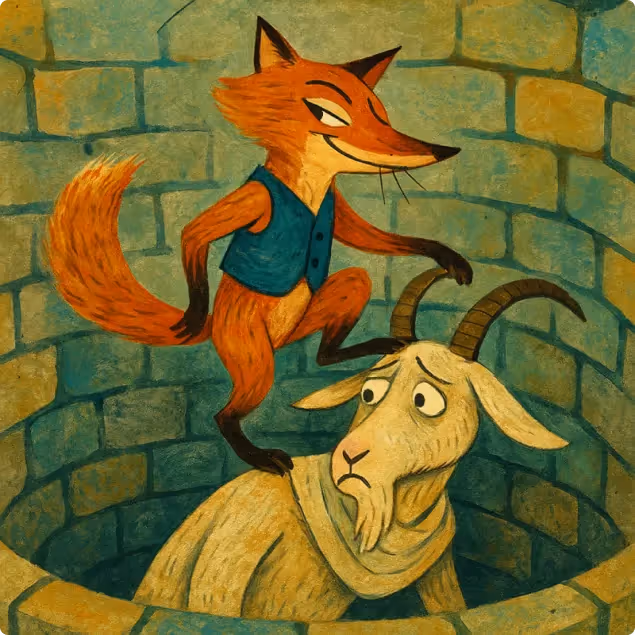 The Fox and the Goat in the Well
