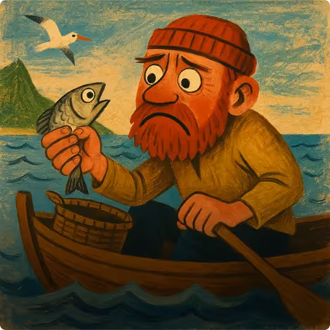 O Pescador e o Peixinho