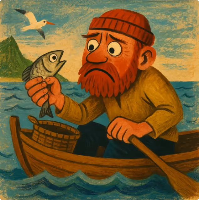 O Pescador e o Peixinho
