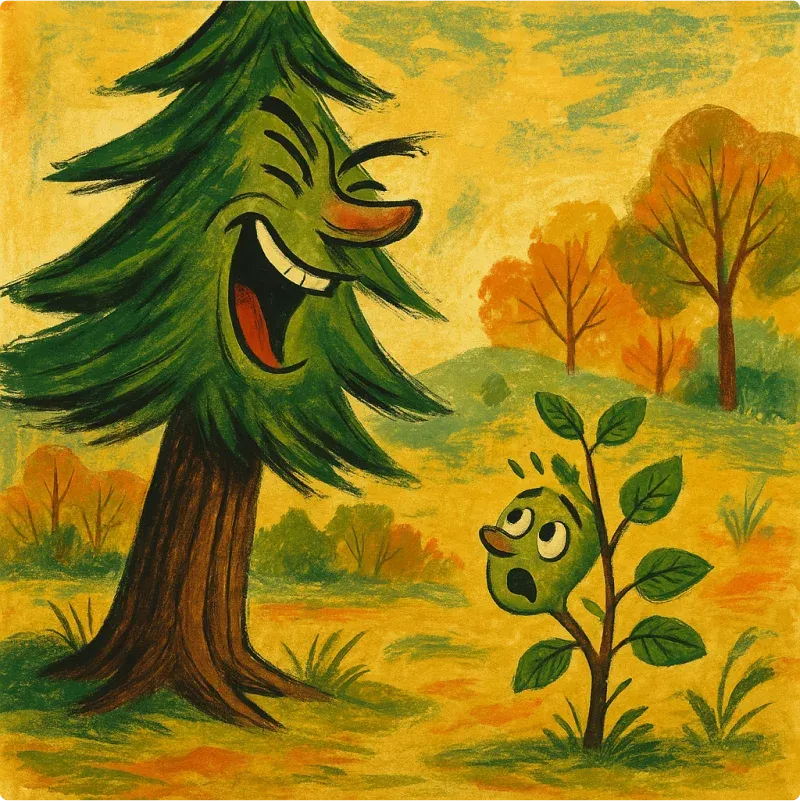 Aesop's Fables - The Fir Tree and the Bramble