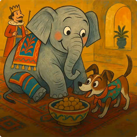 O Elefante e o Cachorro