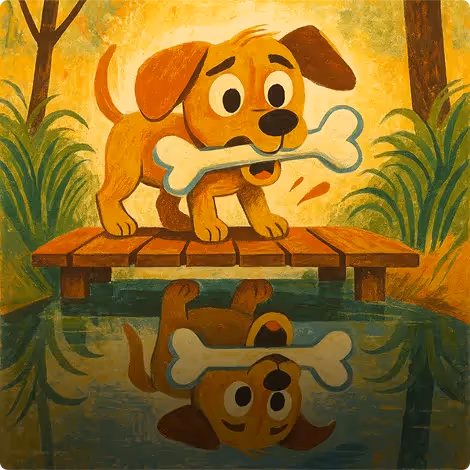 The Dog and its Reflection