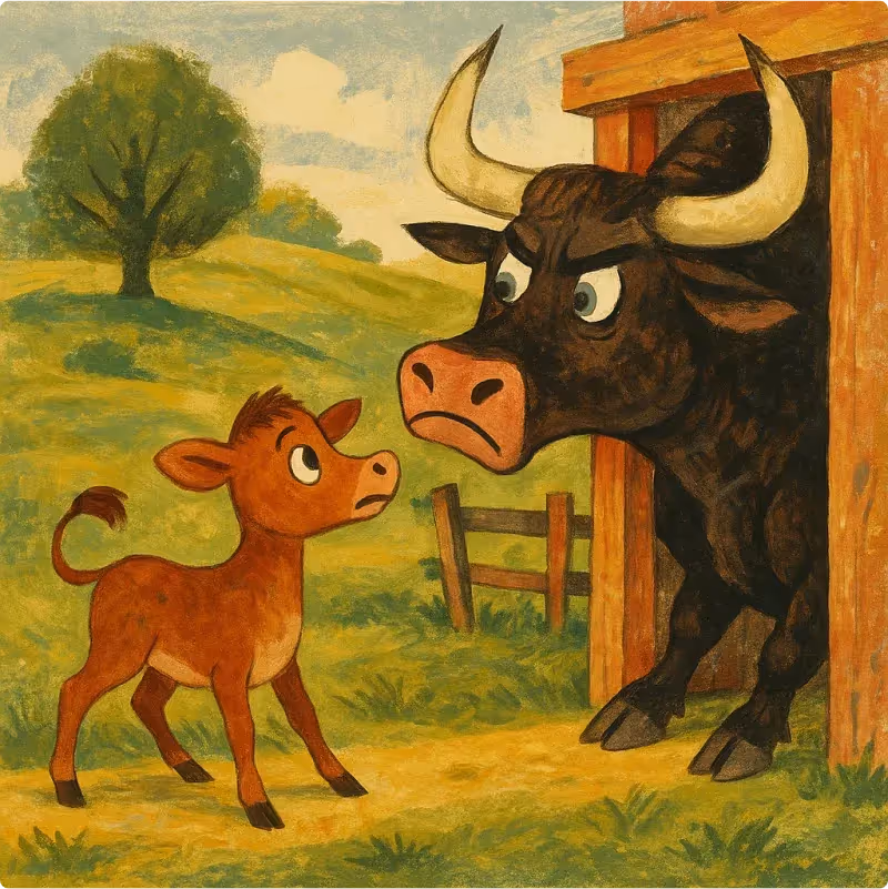 Aesop's Fables - The Bull and The Calf