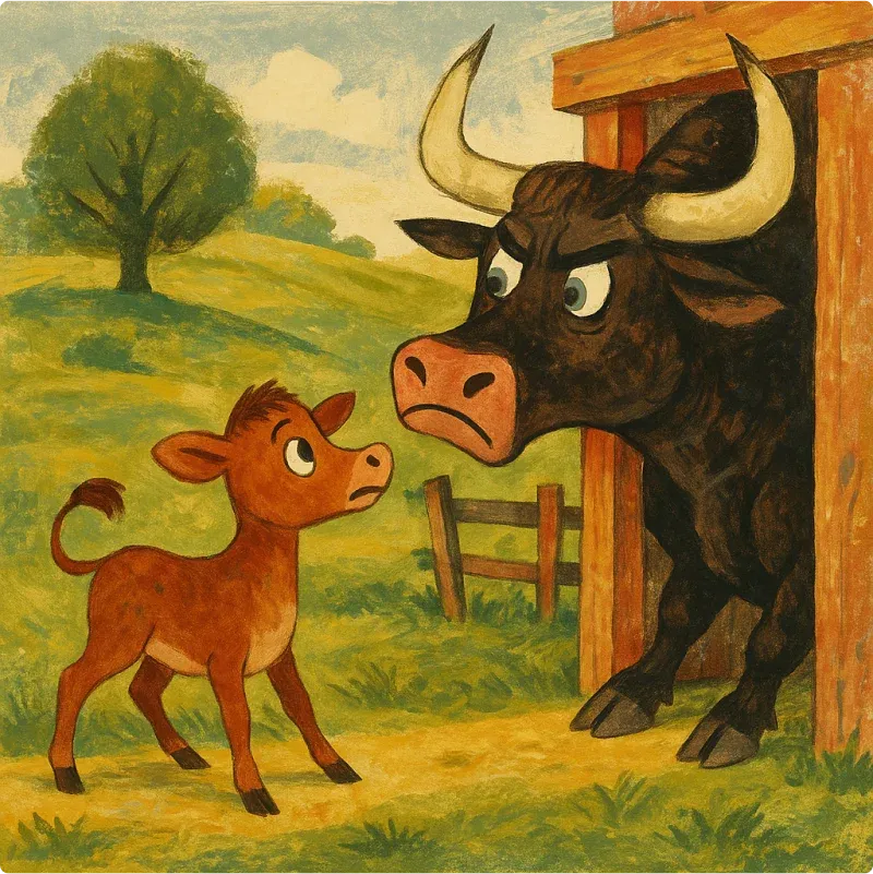 Aesop's Fables - The Bull and The Calf