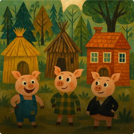 De tre små Grisarna