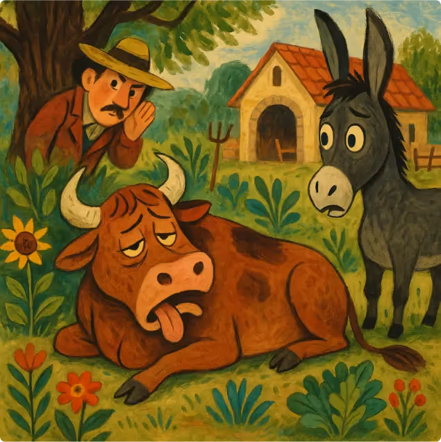 The Tale of the Bull and the Donkey