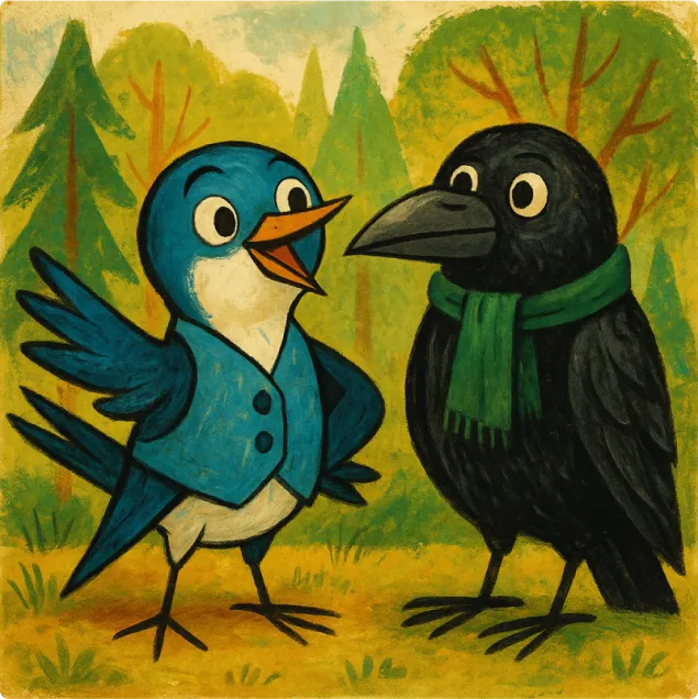 The Swallow and The Crow