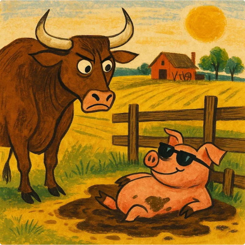 Jataka Tales - The Ox who Envied the Pig
