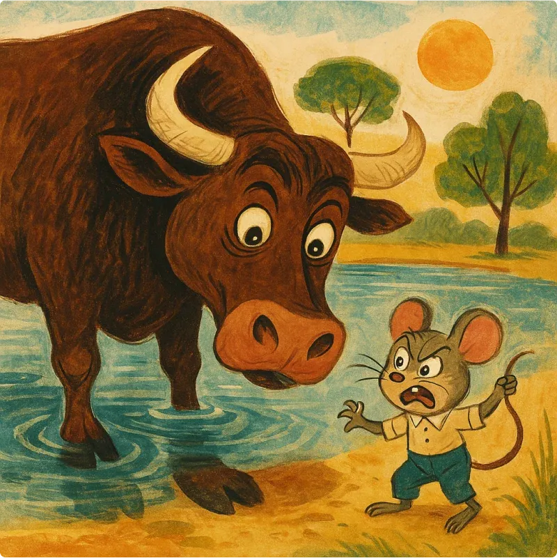 Panchatantra Fables - The Mouse and the Bull
