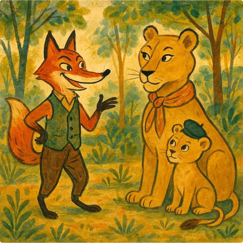 Aesop's Fables - The Lioness