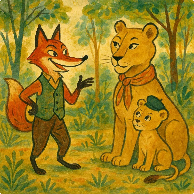 Aesop's Fables - The Lioness