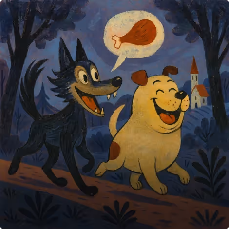 O Cachorro e o Lobo