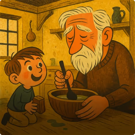 The Old Man and His Grandson
