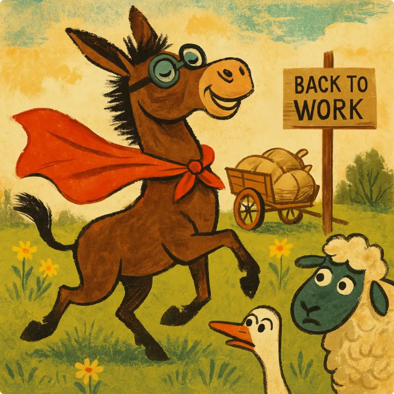 Aesop's Fables - A Boasting Mule