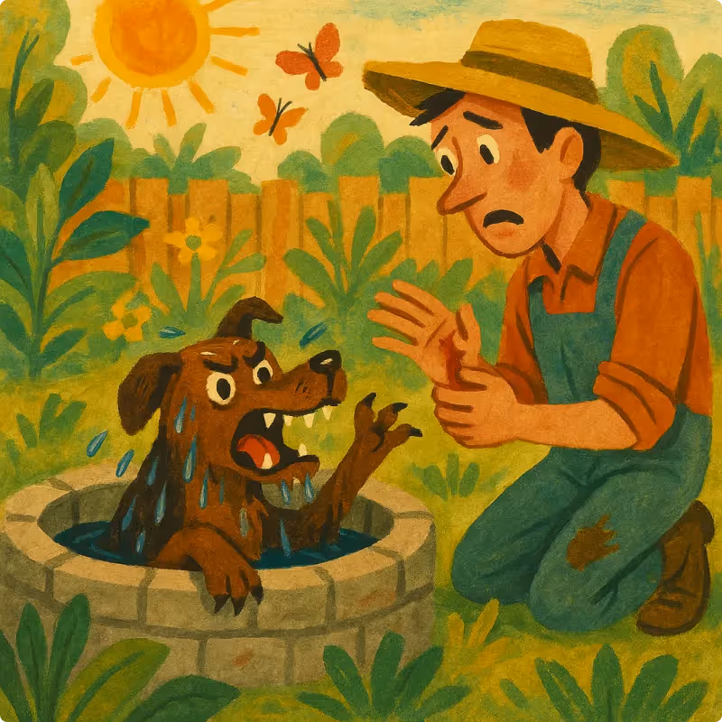Aesop's Fables - A Gardener and His Dog