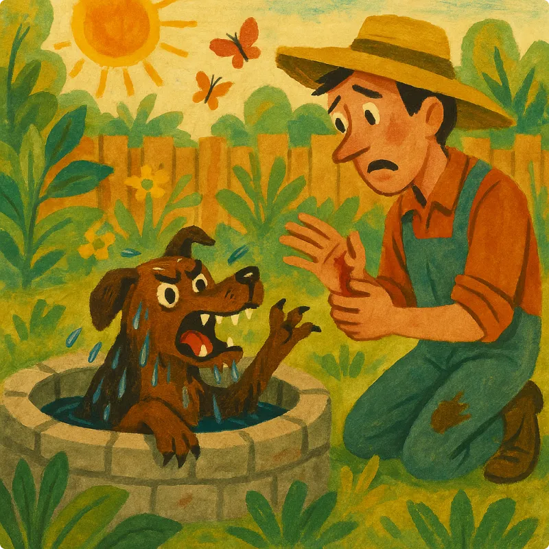 Aesop's Fables - A Gardener and His Dog