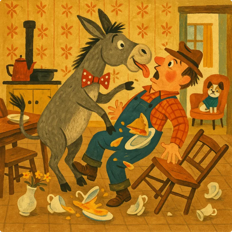Aesop's Fables - The Donkey and The Lapdog
