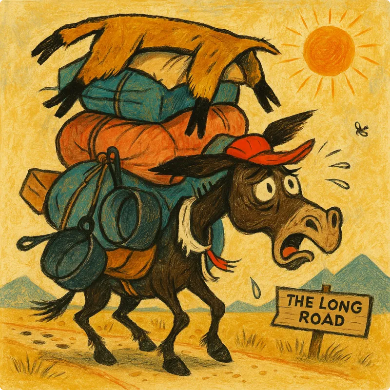 Aesop's Fables - The Donkey and the Mule