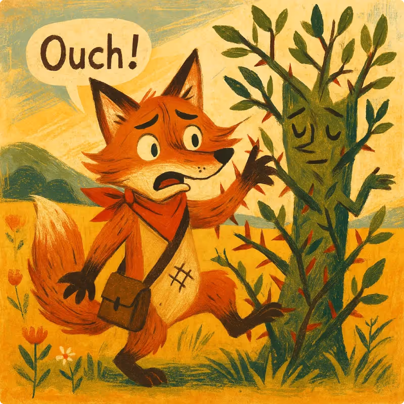 Aesop's Fables - The Fox and The Bramble