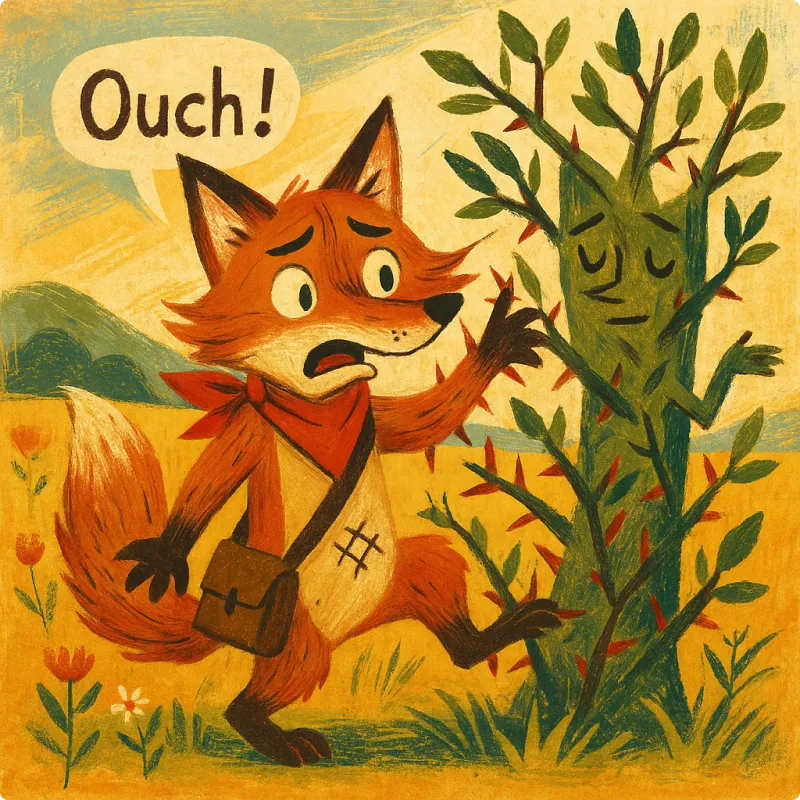 Aesop's Fables - The Fox and The Bramble