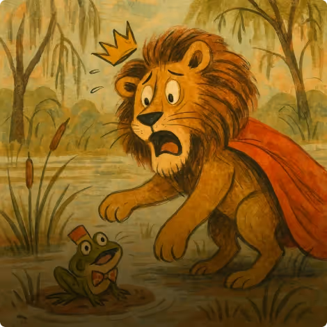The Frightened Lion