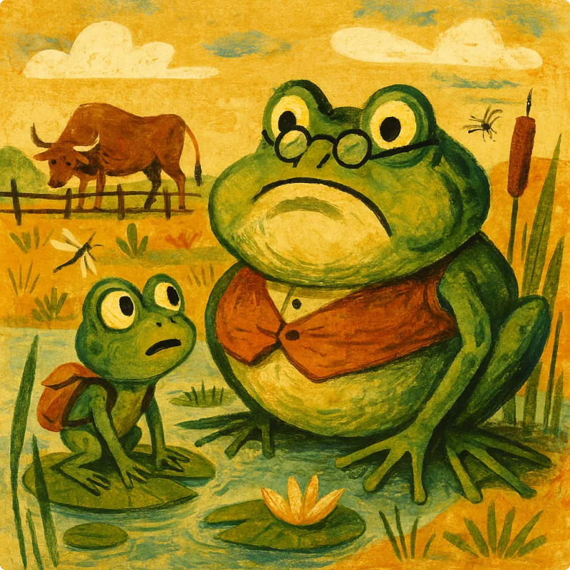 Aesop's Fables - The Frog and The Ox