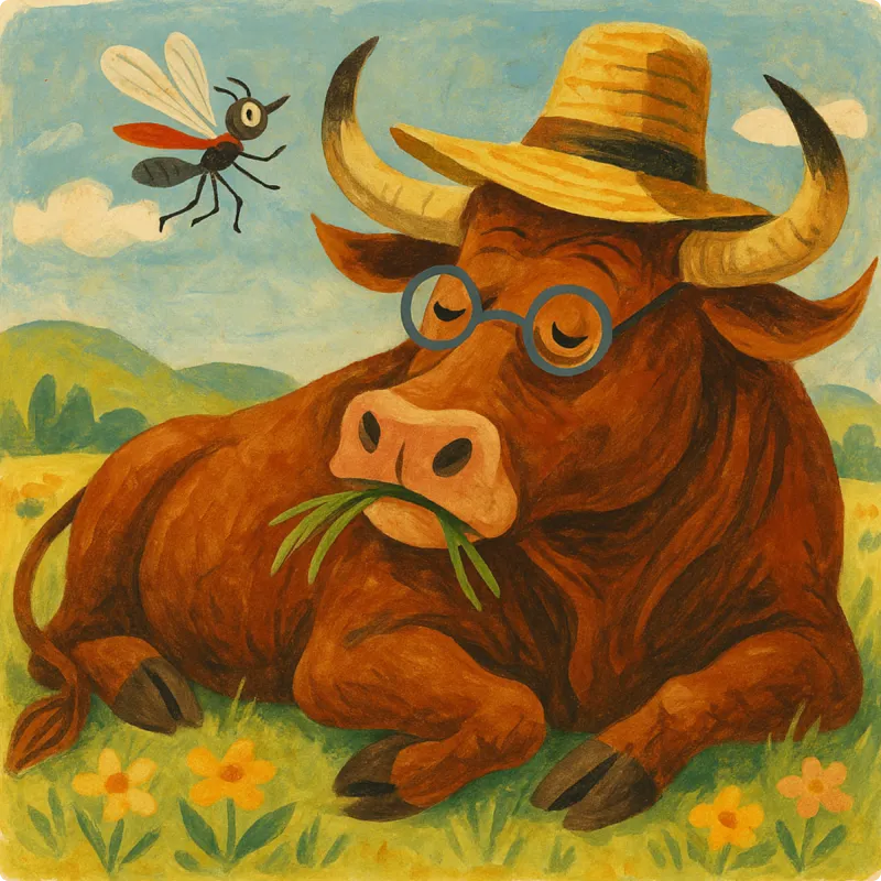 Aesop's Fables - The Gnat and The Bull