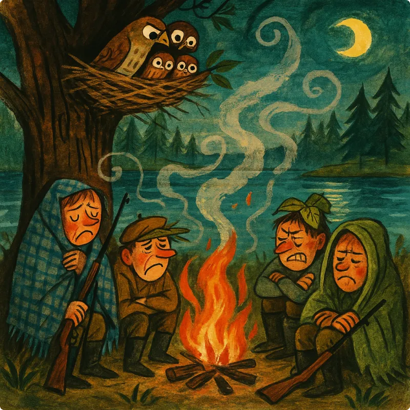 Jataka Tales - The Hawks and their Friends