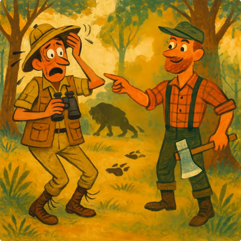 Aesop's Fables - The Hunter and The Woodman