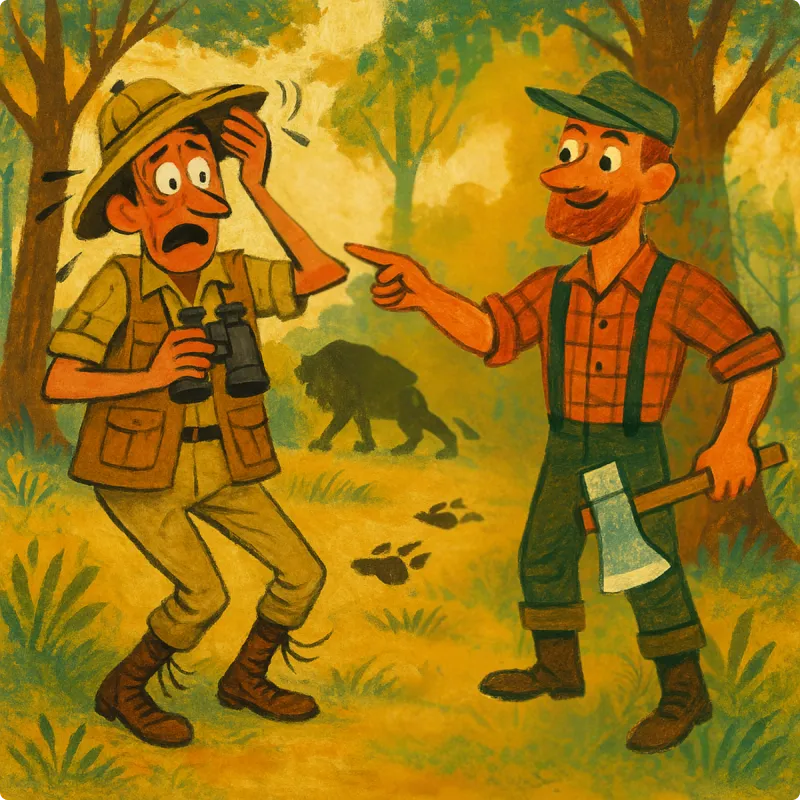 Aesop's Fables - The Hunter and The Woodman