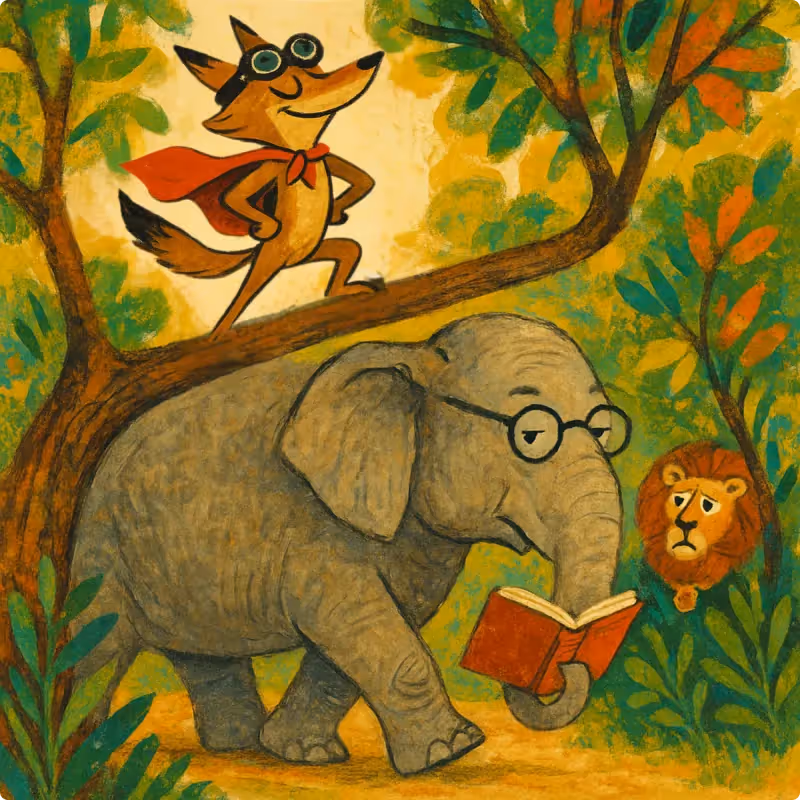 Panchatantra Fables - The Lion and the Jackal