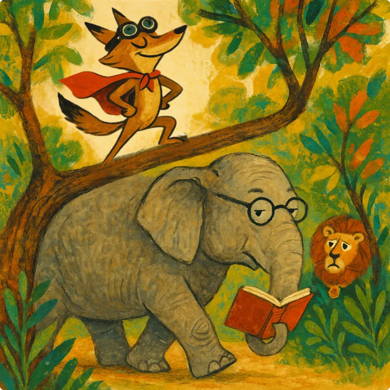 Panchatantra Fables - The Lion and the Jackal