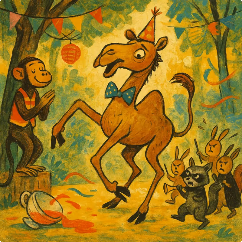 Aesop's Fables - The Monkey and The Camel