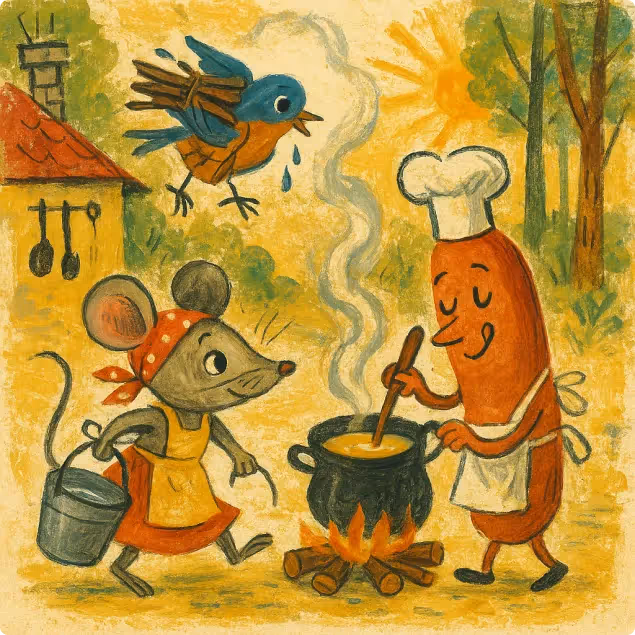 The Mouse, the Bird, and the Sausage