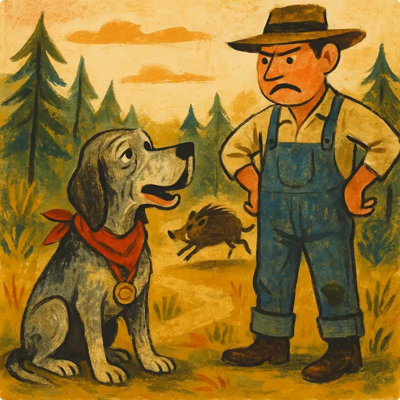 Aesop's Fables - The Old Hound