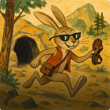 The Rabbit Throws Out His Sandal
