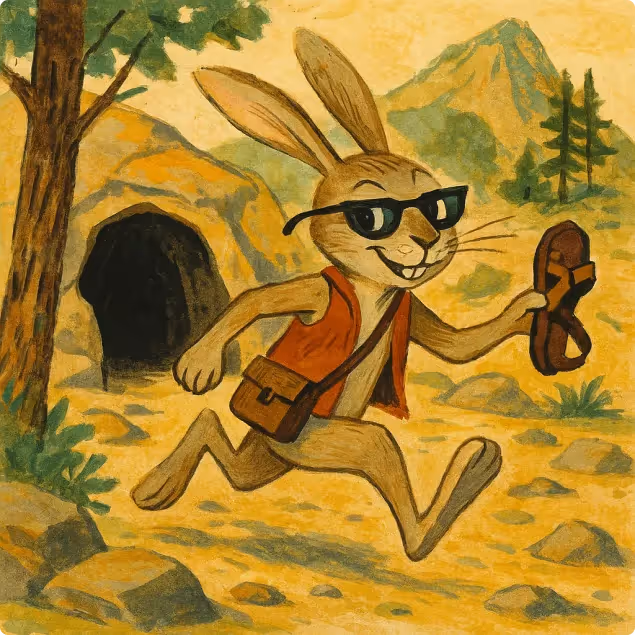 The Rabbit Throws Out His Sandal