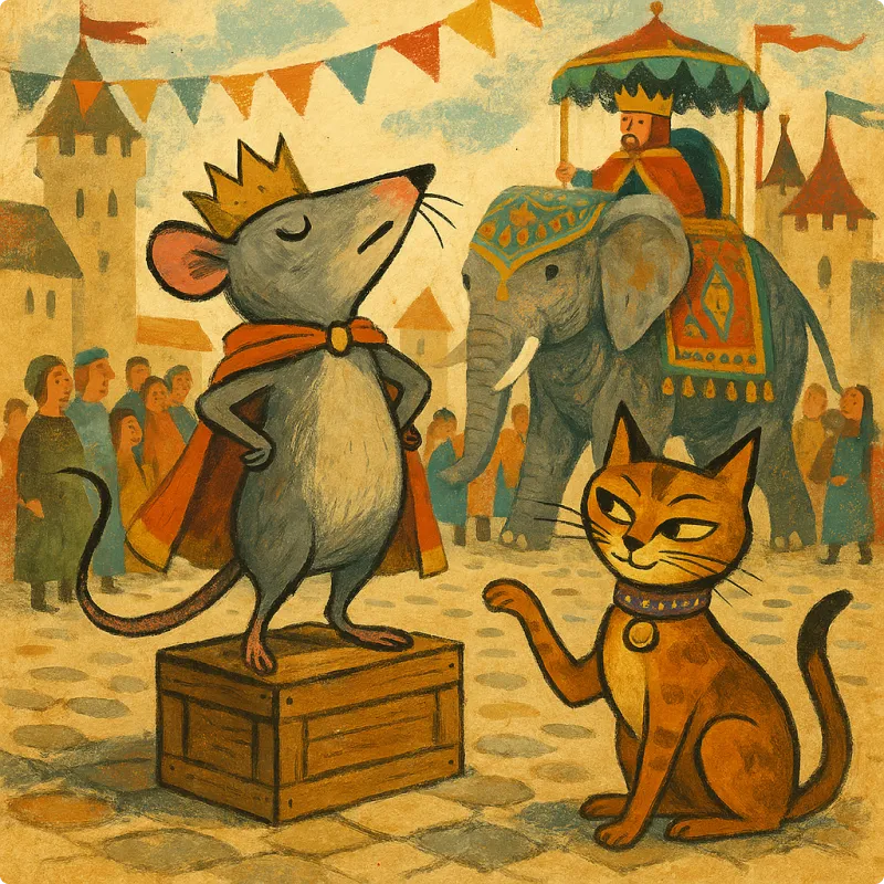 Aesop's Fables - The Rat and The Elephant