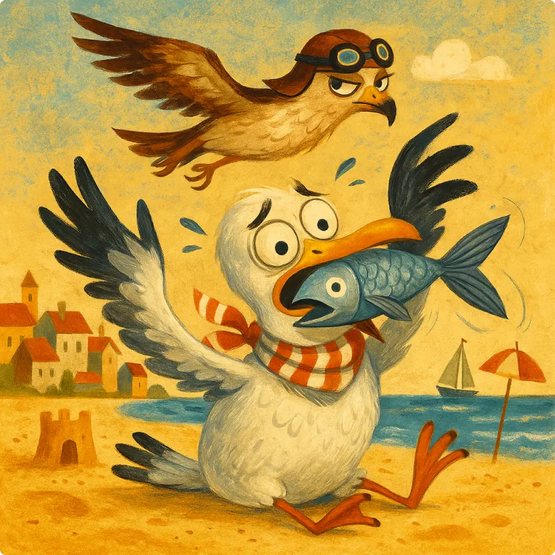 Aesop's Fables - The Seagull and The Kite