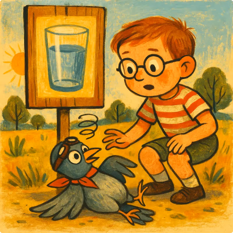 Aesop's Fables - The Thirsty Pigeon