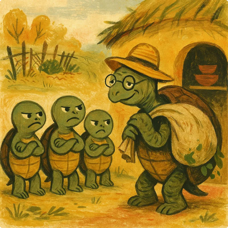 Igbo Folktales - The Tortoise and His Children