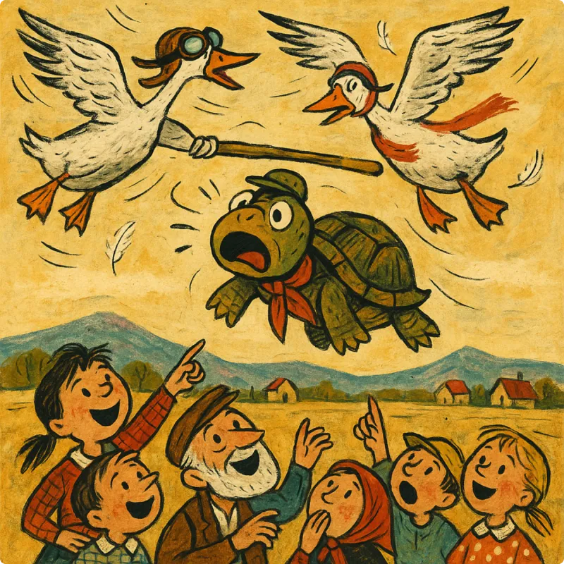 The Tortoise And The Geese