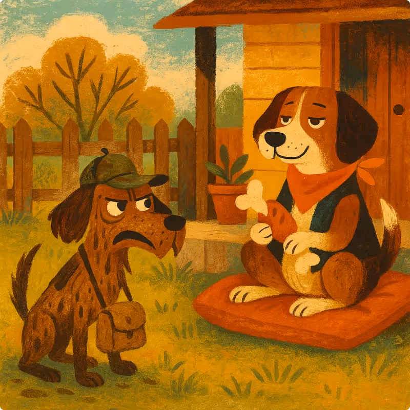 Aesop's Fables - The Two Dogs