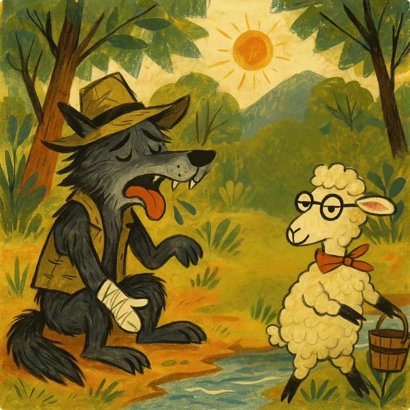 Aesop's Fables - The Wolf and The Sheep