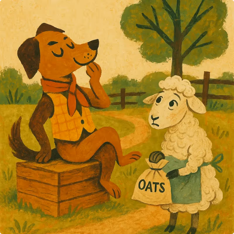 Aesop's Fables - A Dog, A Sheep, and A Wolf