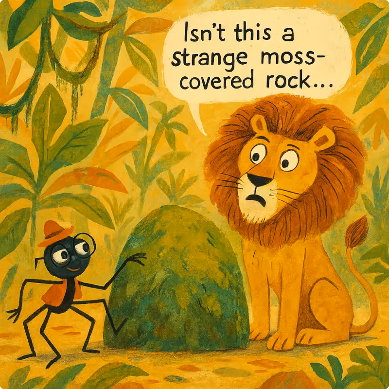 Akan Fables - Anansi and the Moss-Covered Rock