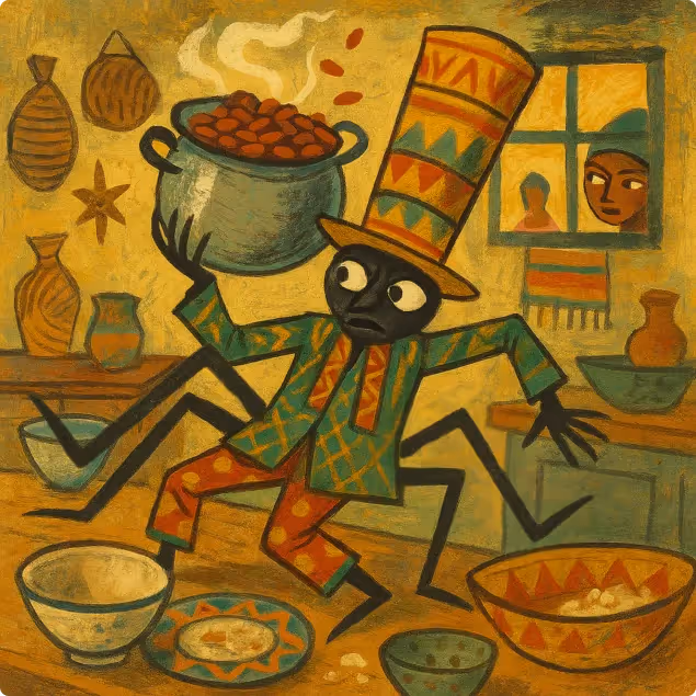Anansi and the Pot of Beans