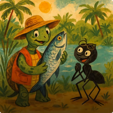 Anansi Goes Fishing